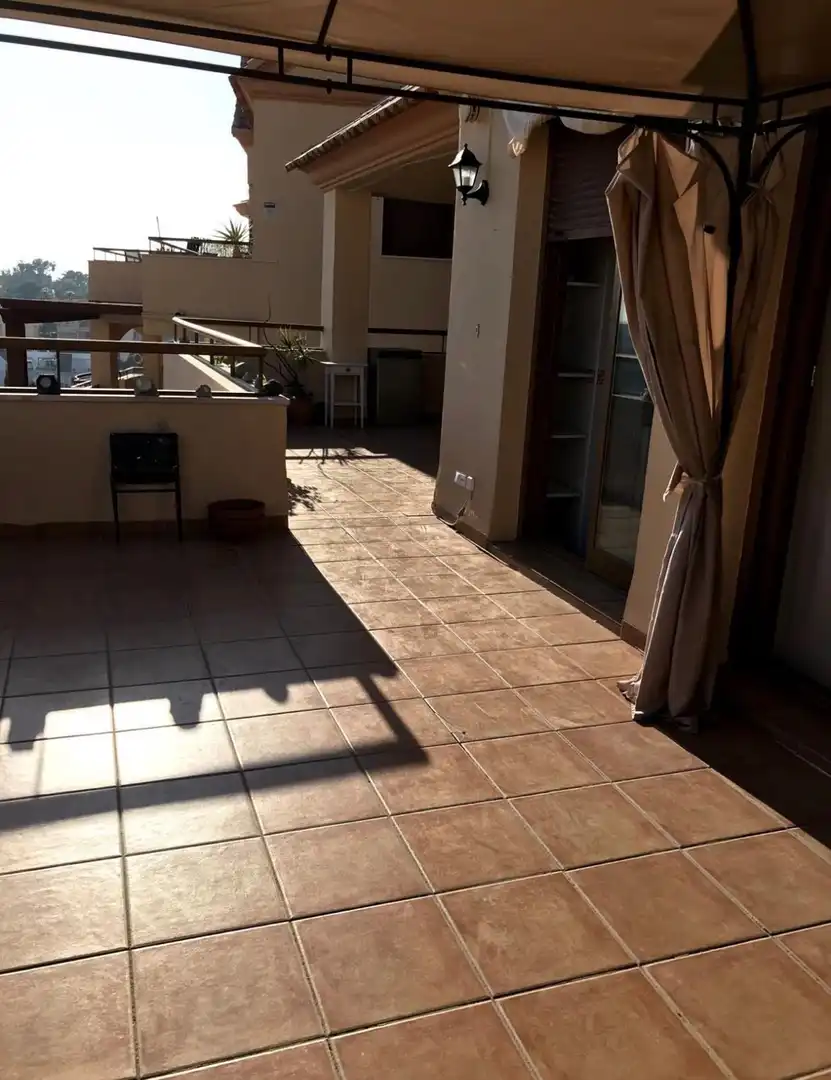 Terrace of Attic for rent in Benalmádena  with Air Conditioner, Heating and Furnished