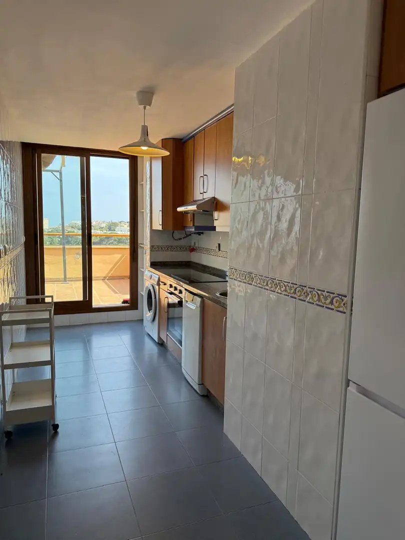 Kitchen of Attic for rent in Benalmádena  with Air Conditioner, Heating and Furnished