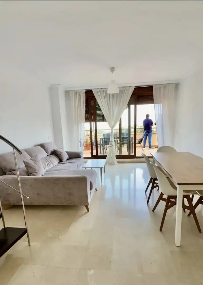 Living room of Attic for rent in Benalmádena  with Air Conditioner, Heating and Furnished