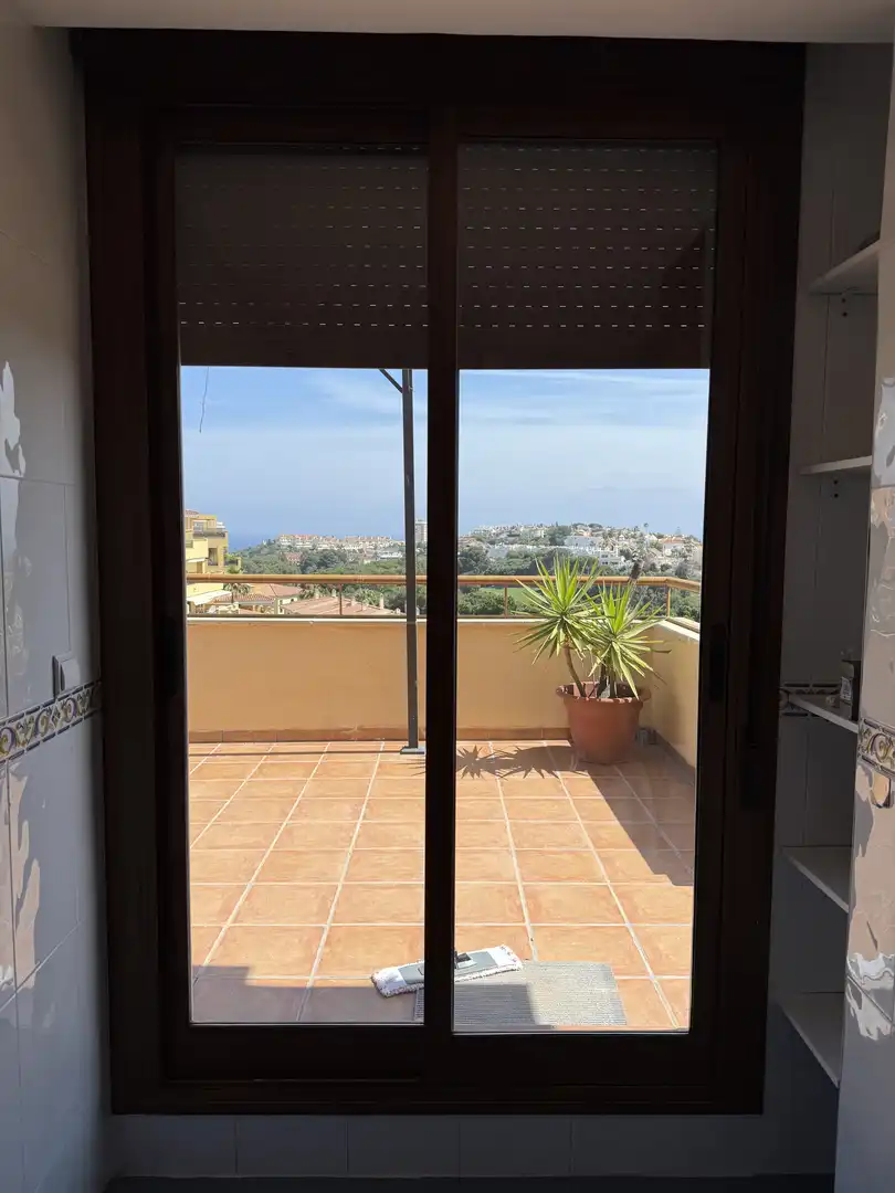 Balcony of Attic for rent in Benalmádena  with Air Conditioner, Heating and Furnished
