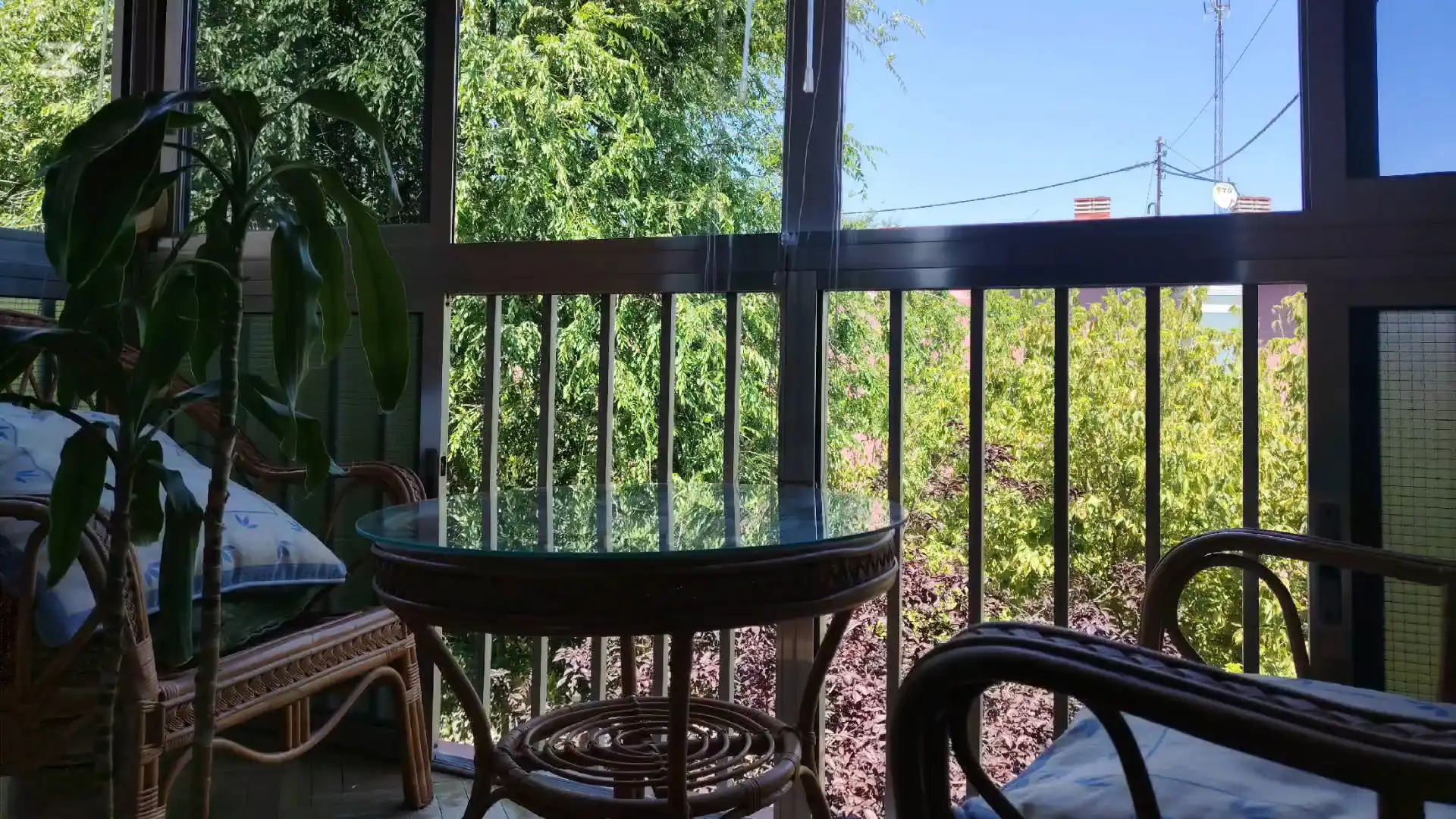 Flat for rent in Calle de Valleguerra, 2, Pueblo Nuevo Balcony of Flat for rent in Madrid with Heating, Parquet flooring and Furnished