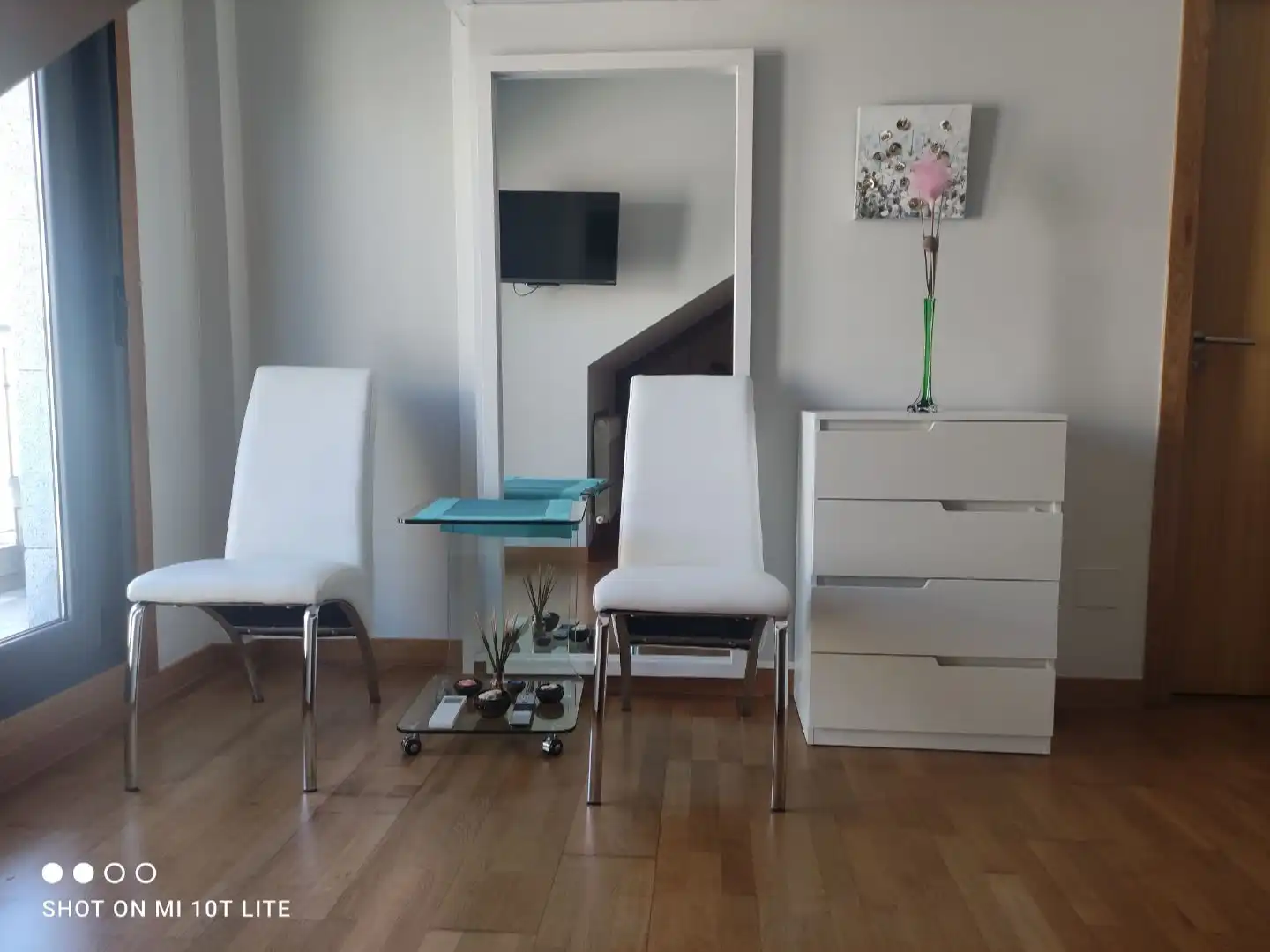 Ático en venta en Rúa de Madrid, 21, Sanxenxo pueblo Sala de estar de Ático en venta en Sanxenxo con Aire acondicionado, Calefacción y Parquet
