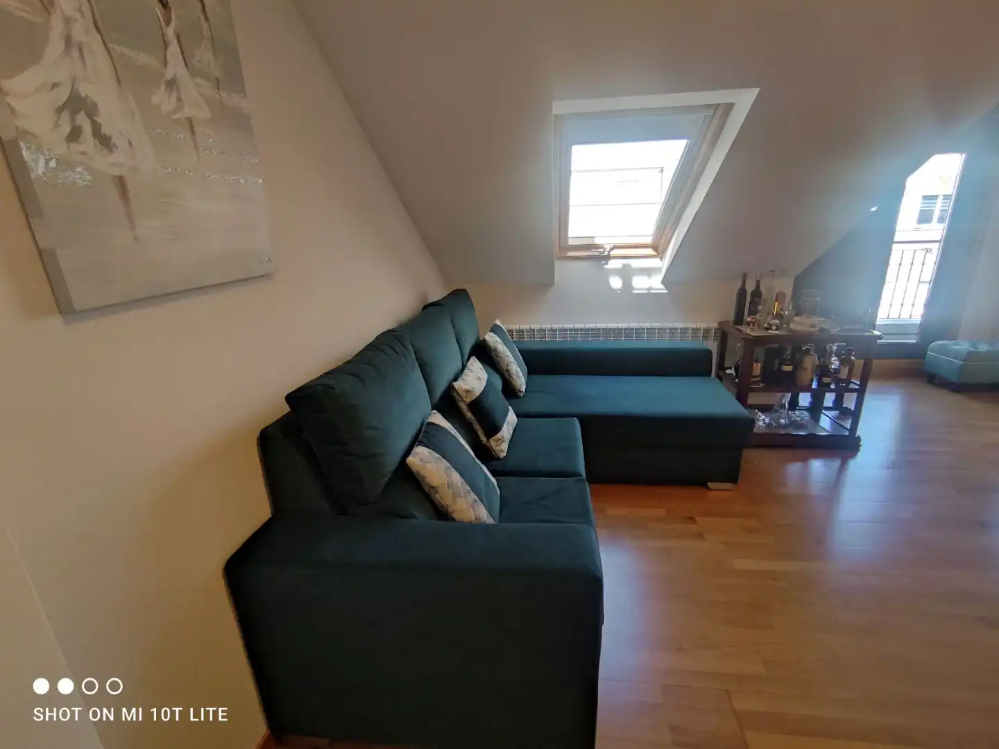 Ático en venta en Rúa de Madrid, 21, Sanxenxo pueblo Sala de estar de Ático en venta en Sanxenxo con Aire acondicionado, Calefacción y Parquet