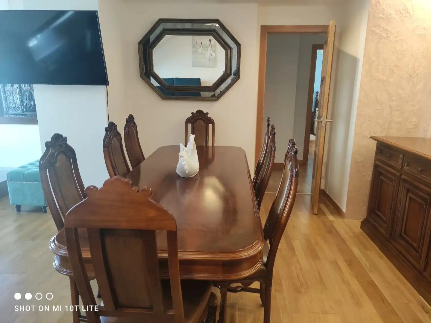 Ático en venta en Rúa de Madrid, 21, Sanxenxo pueblo Comedor de Ático en venta en Sanxenxo con Aire acondicionado, Calefacción y Parquet
