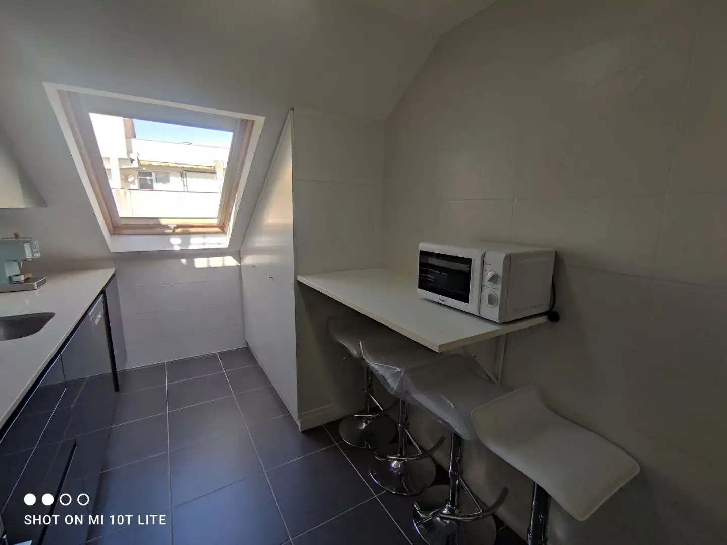 Ático en venta en Rúa de Madrid, 21, Sanxenxo pueblo Cocina de Ático en venta en Sanxenxo con Aire acondicionado, Calefacción y Parquet