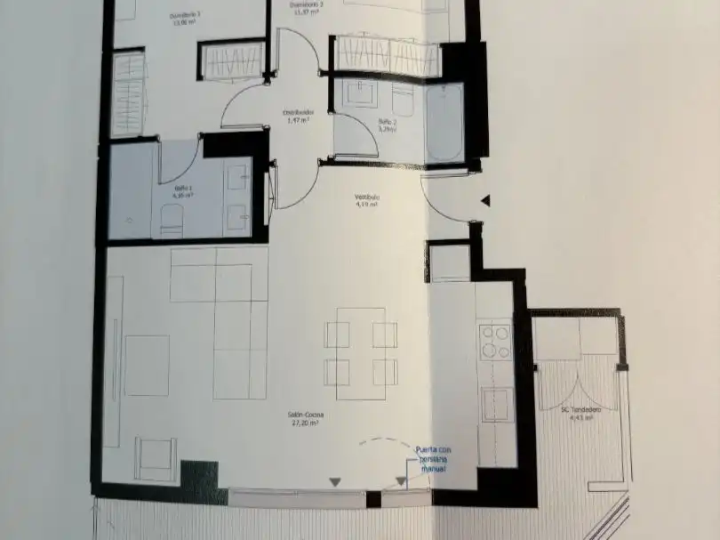 Wohnung zur Miete in Calle de Carmen Pinós, 2, Tres Cantos Wohnung zur Miete in Tres Cantos mit Klimaanlage, Terrasse und Schwimmbad