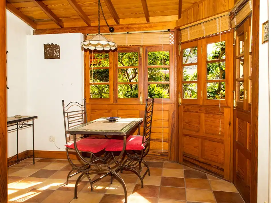 Country house zum Verkauf in Calle Barranco de Santiago, 17, San Sebastián de la Gomera Esszimmer von Country house zum Verkauf in San Sebastián de la Gomera mit Privatgarten, Parkett und Terrasse