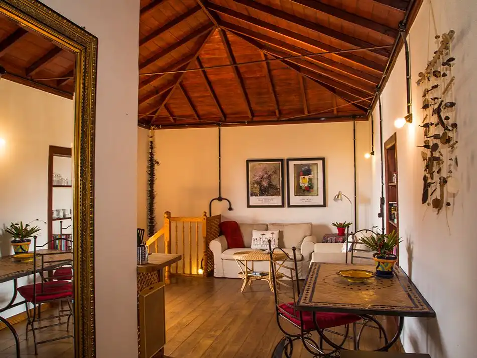 Country house zum Verkauf in Calle Barranco de Santiago, 17, San Sebastián de la Gomera Wohnzimmer von Country house zum Verkauf in San Sebastián de la Gomera mit Privatgarten, Parkett und Terrasse