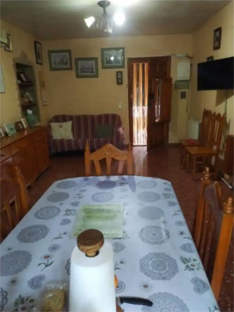 Menjador de Casa adosada en venda en Alberic amb Calefacció, Jardí privat i Terrassa