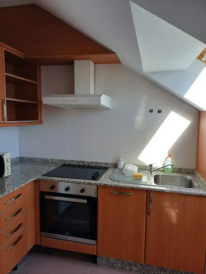 Cocina de Ático en venta en Ares con Calefacción, Parquet y Terraza