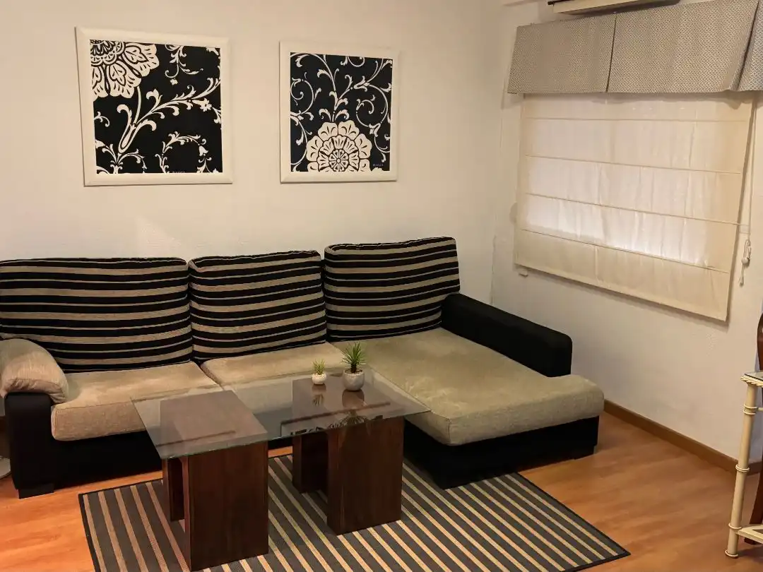 Sala de estar de Piso de alquiler en Mérida con Aire acondicionado, Calefacción y Parquet