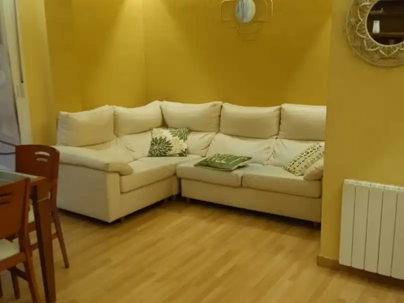 Flat for sale in Valdefierro Living room of Flat for sale in Zaragoza with Air Conditioner, Heating and Parquet flooring