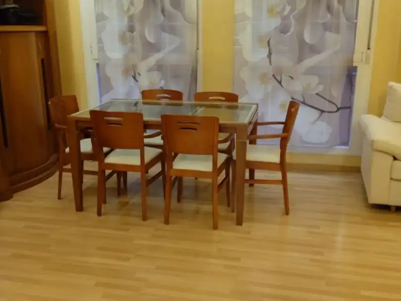 Flat for sale in Valdefierro Dining room of Flat for sale in Zaragoza with Air Conditioner, Heating and Parquet flooring
