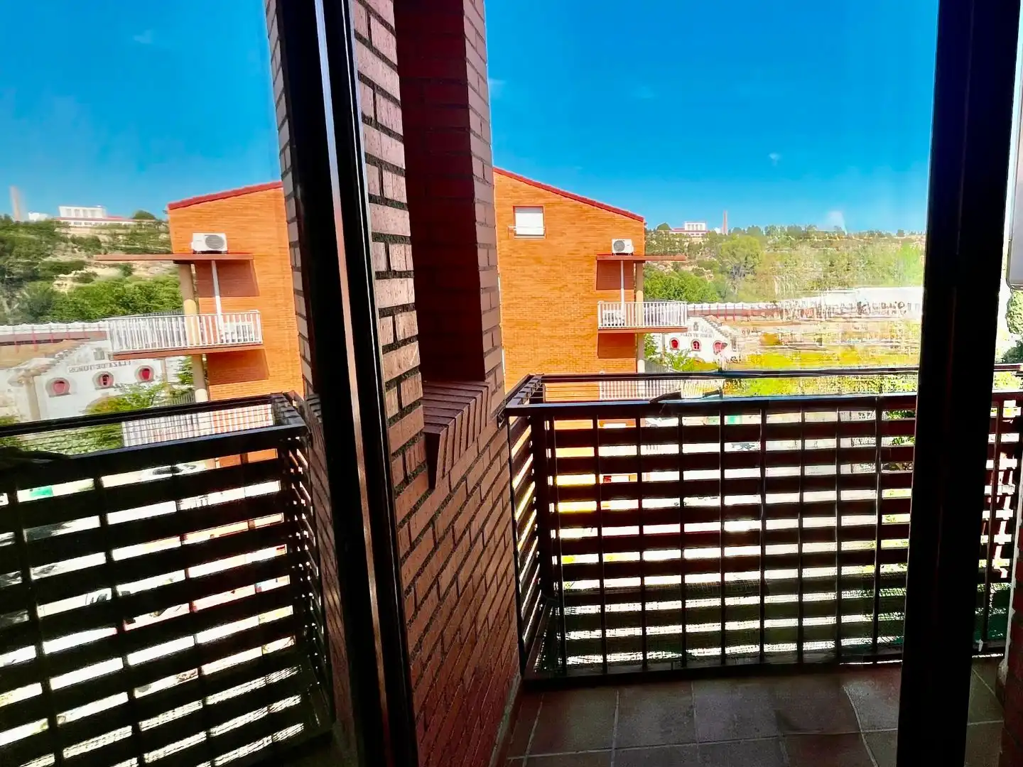Balcony of Flat for rent in Alcañiz  with Air Conditioner, Terrace and Balcony