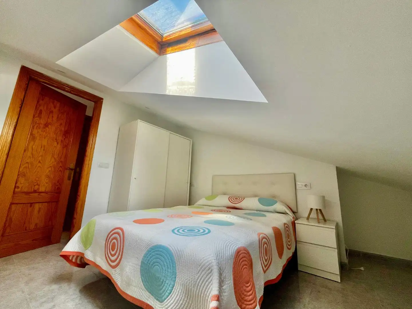 Bedroom of Flat for rent in Alcañiz  with Air Conditioner, Terrace and Balcony
