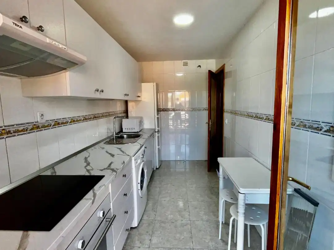Kitchen of Flat for rent in Alcañiz  with Air Conditioner, Terrace and Balcony
