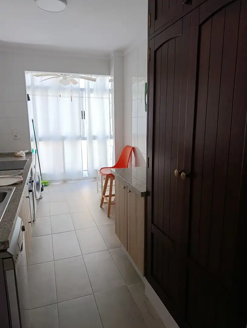 Kitchen of Flat for rent in Chipiona  with Air Conditioner, Terrace and Oven