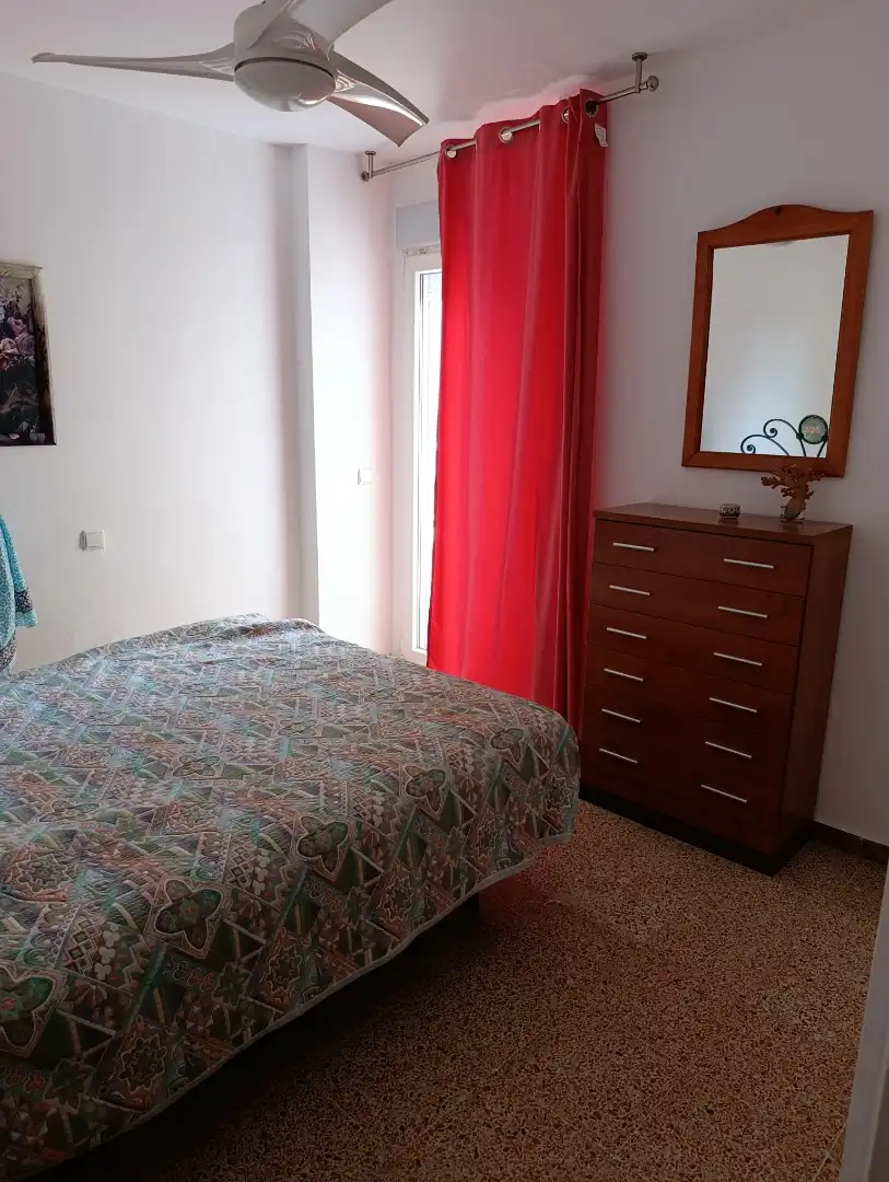 Bedroom of Flat for rent in Chipiona  with Air Conditioner, Terrace and Oven