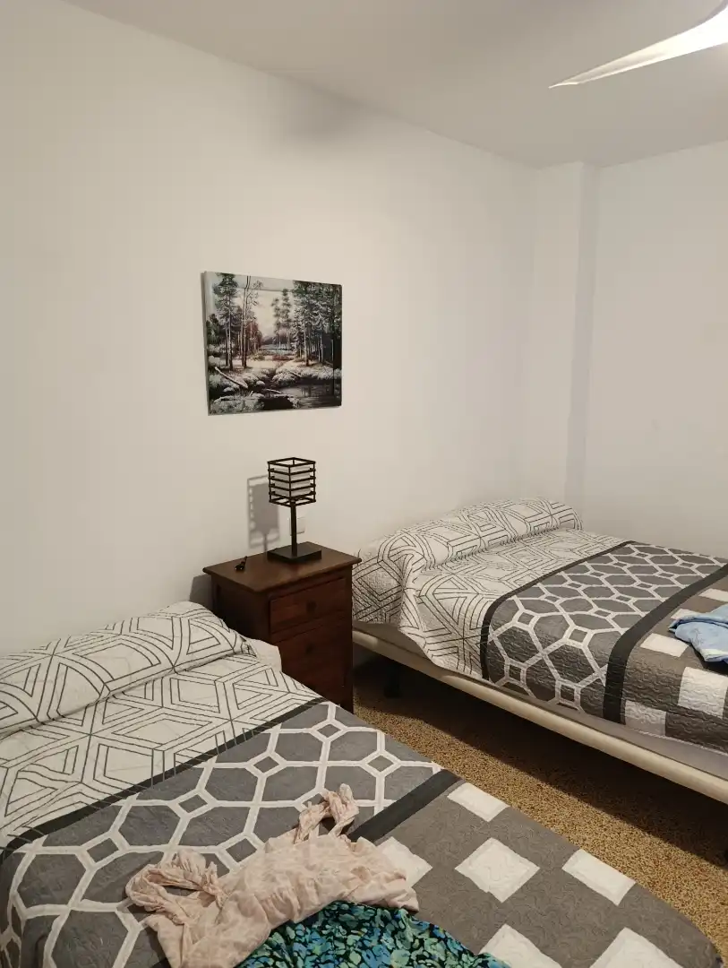 Bedroom of Flat for rent in Chipiona  with Air Conditioner, Terrace and Oven