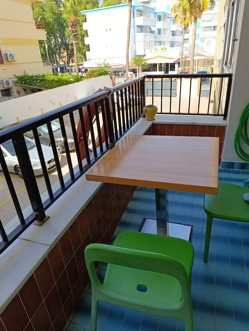 Terrace of Flat for rent in Chipiona  with Air Conditioner, Terrace and Oven
