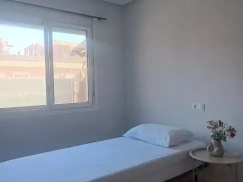 Flat for rent in Carrer de Creta, 80, Monte y Mar Bedroom of Flat for rent in Santa Pola with Air Conditioner, Private garden and Terrace