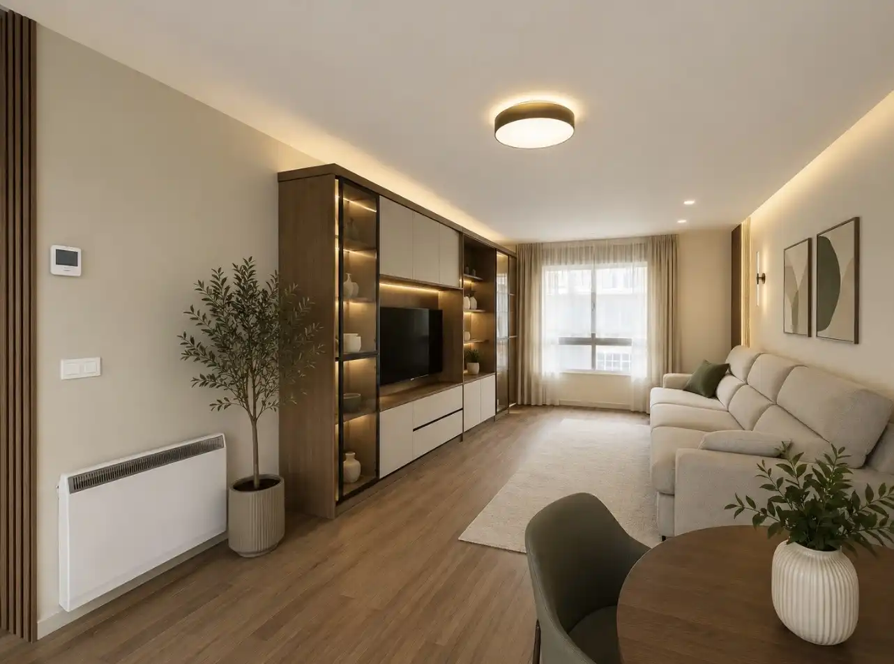 Piso en venta en Rúa Río, 40, A Coruña Capital Sala de estar de Piso en venta en A Coruña Capital con Terraza