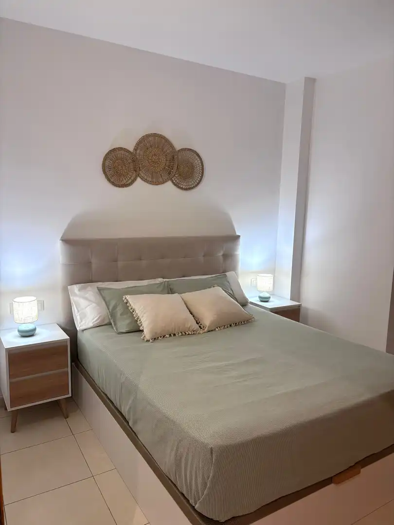 Flat for rent in Carrer de Santa Margalida, 7, Sa Torre Bedroom of Flat for rent in Llucmajor with Air Conditioner, Heating and Private garden