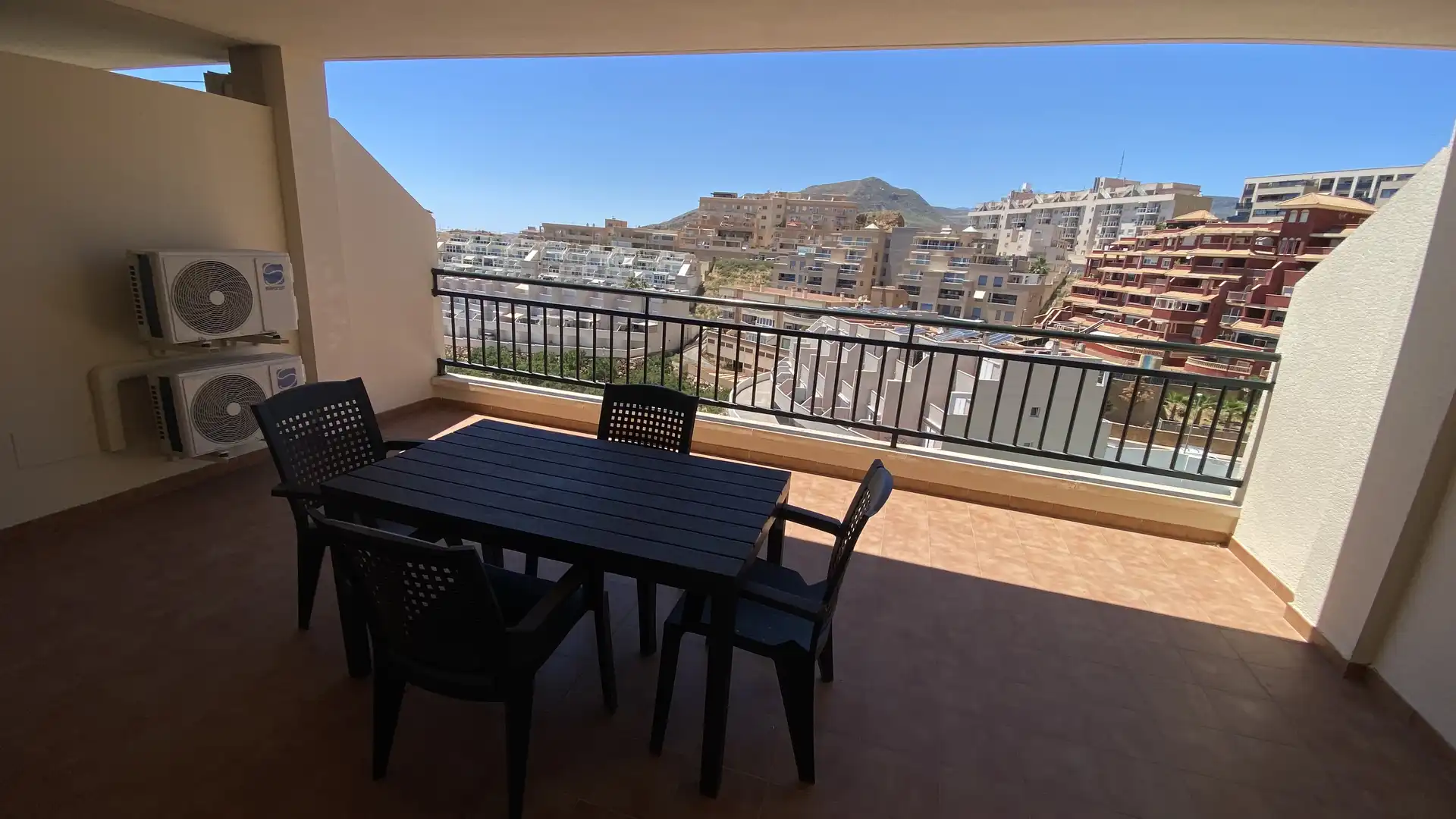 Flat for sale in Calle Miguel Rueda, 64, Aguadulce Norte Terrace of Flat for sale in Roquetas de Mar with Air Conditioner, Terrace and Swimming Pool
