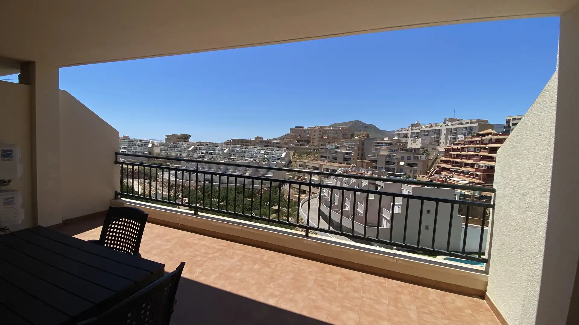 Flat for sale in Calle Miguel Rueda, 64, Aguadulce Norte Terrace of Flat for sale in Roquetas de Mar with Air Conditioner, Terrace and Swimming Pool