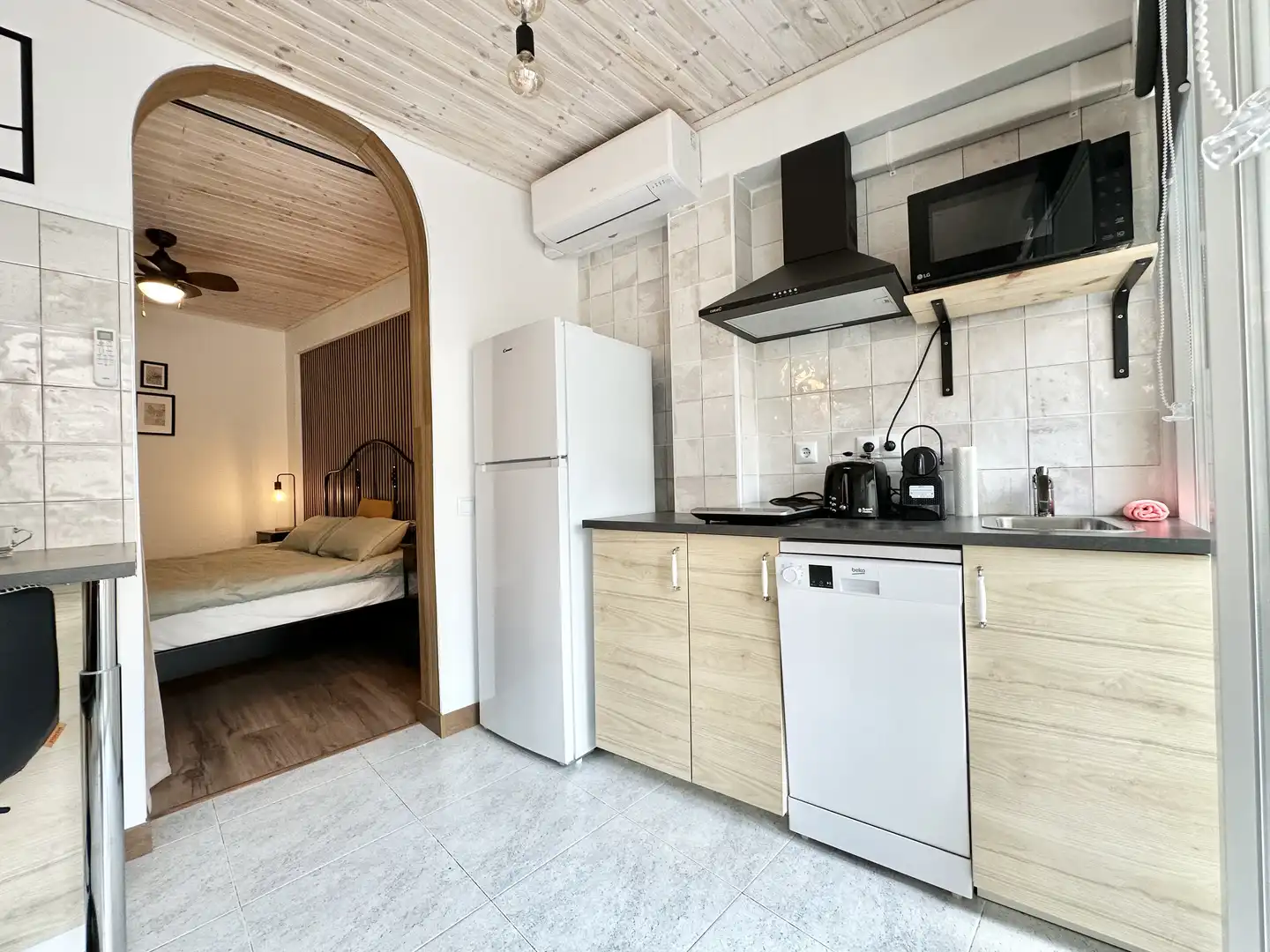 Apartament de lloguer a Calle Carmen Tato, 10, Santo Domigo Cuina de Apartament de lloguer en Alicante / Alacant amb Aire condicionat, Calefacció i Parquet