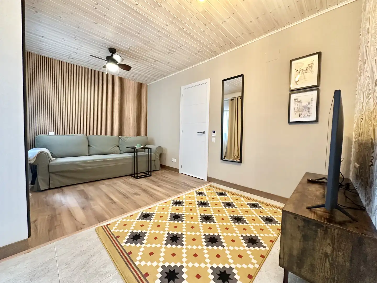 Apartament de lloguer a Calle Carmen Tato, 10, Santo Domigo Sala d'estar de Apartament de lloguer en Alicante / Alacant amb Aire condicionat, Calefacció i Parquet