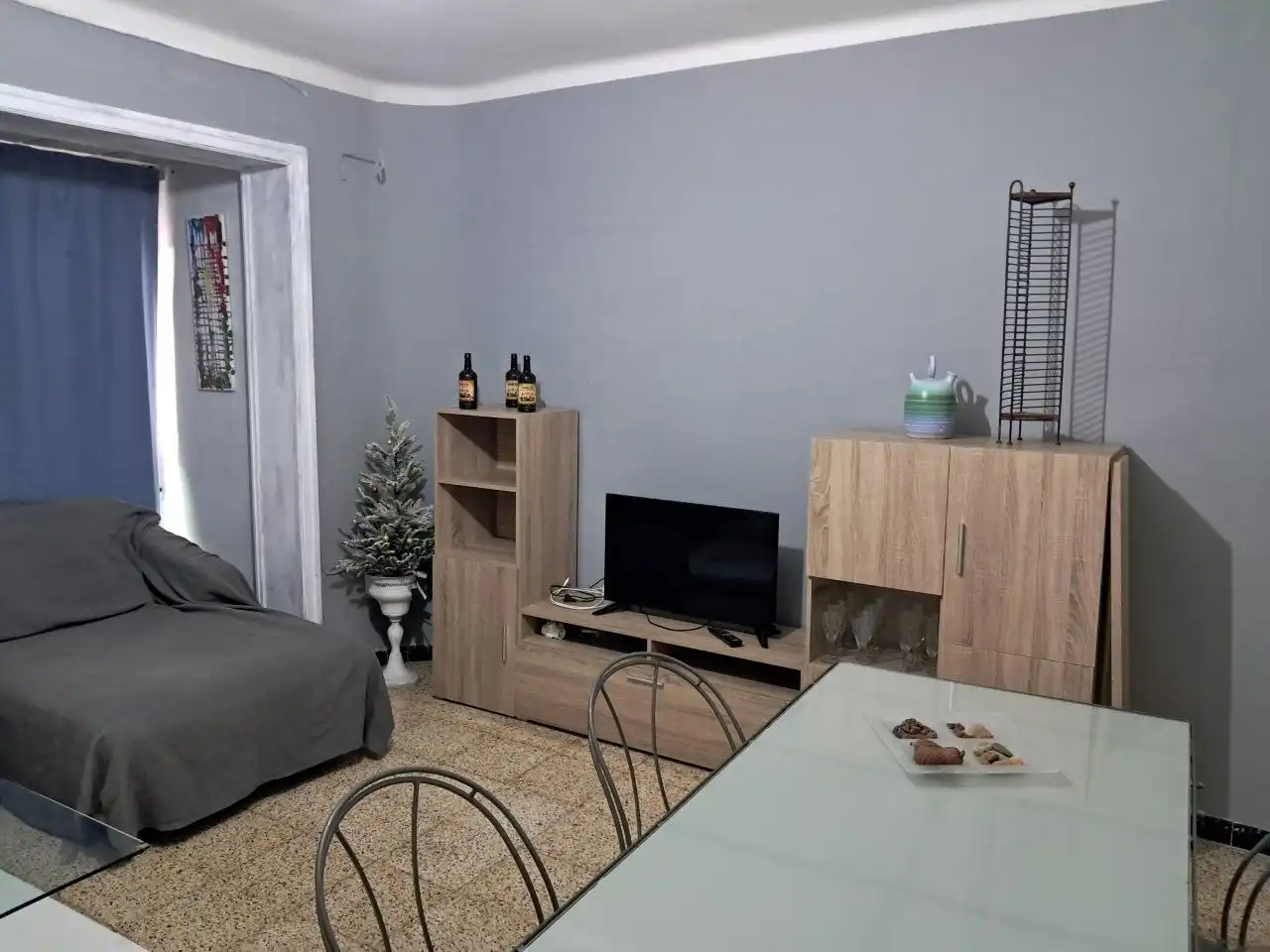 Sala de estar de Piso de alquiler en Manresa con Calefacción, Amueblado y Balcón