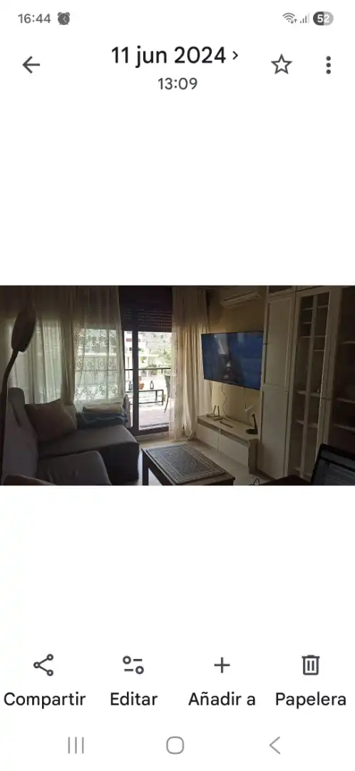Flat for sale in Avenida de la Resina, 114, La Concha - Resina Golf Living room of Flat for sale in Estepona with Air Conditioner, Terrace and Swimming Pool