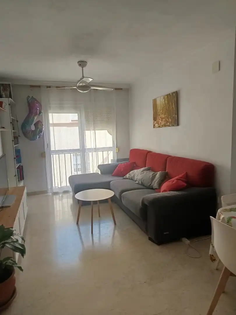 Piso en venta en Calle Héroe de Sostoa, 51, Parque Ayala - Jardín de la Abadía - Huelín Sala de estar de Piso en venta en Málaga Capital con Terraza y Balcón
