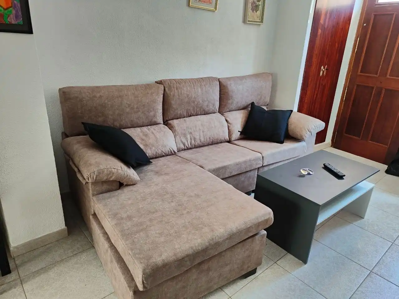 Sala de estar de Piso de alquiler en Saldaña con Calefacción y Amueblado