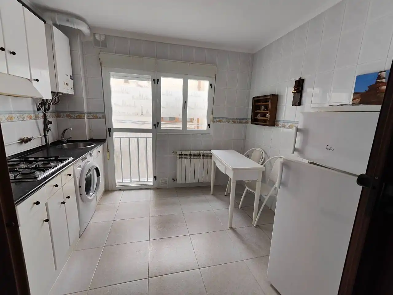 Cocina de Piso de alquiler en Saldaña con Calefacción y Amueblado