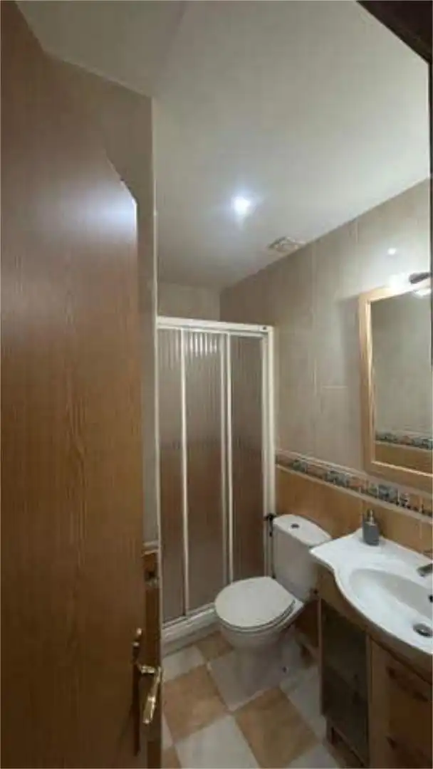 Apartamento de alquiler en Constitución - Balconcillo Baño de Apartamento de alquiler en Guadalajara con Calefacción, Jardín privado y Amueblado