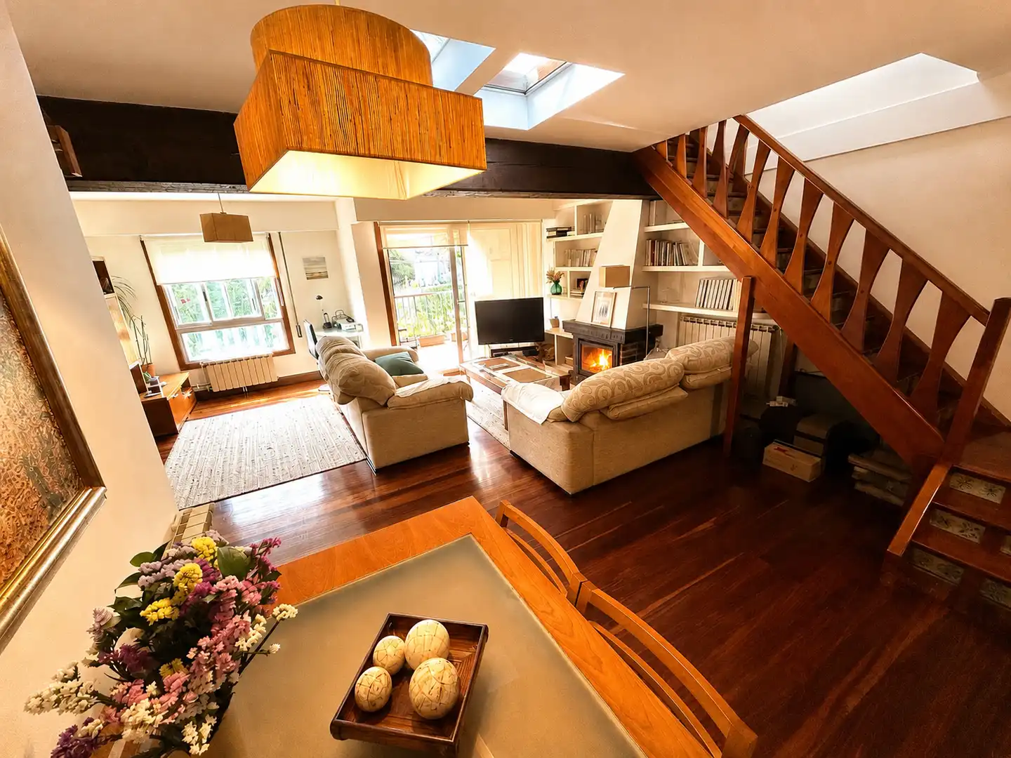 Wohnzimmer von Wohnung zum Verkauf in Donostia - San Sebastián  mit Terrasse und Balkon