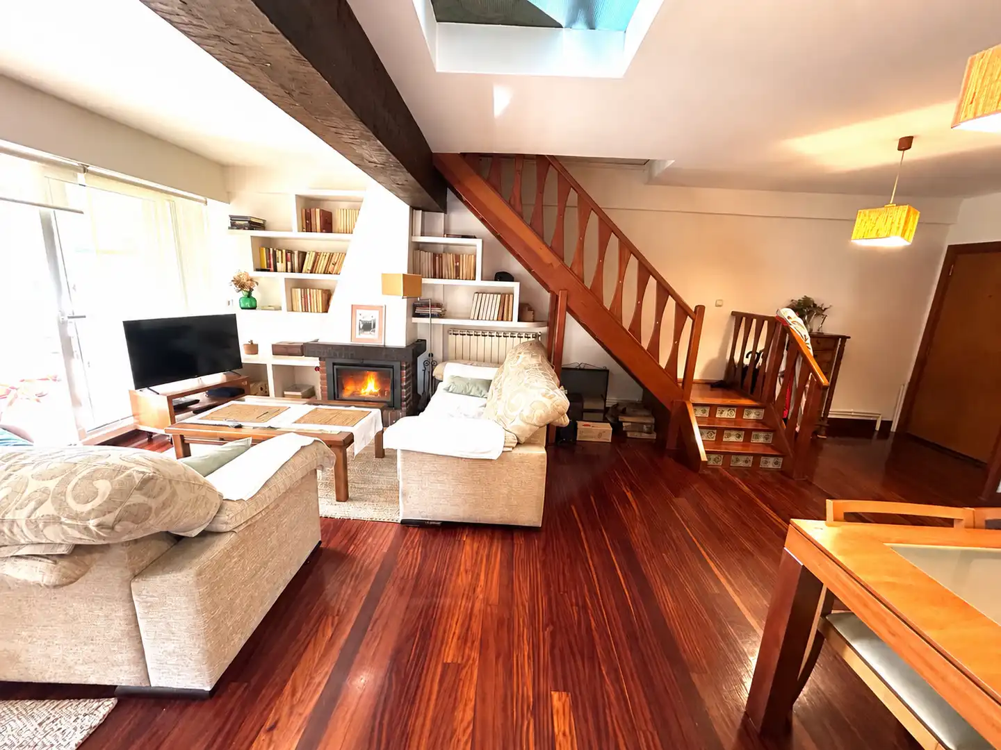 Wohnzimmer von Wohnung zum Verkauf in Donostia - San Sebastián  mit Terrasse und Balkon