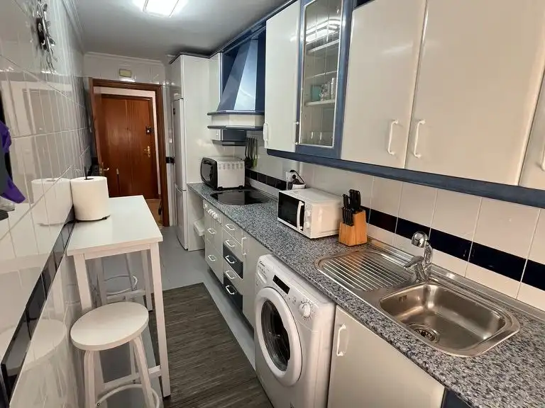 Flat for rent in Calle Don Sancho de Castilla, 11, Centro Kitchen of Flat for rent in Alcalá de Guadaira with Air Conditioner, Parquet flooring and Furnished