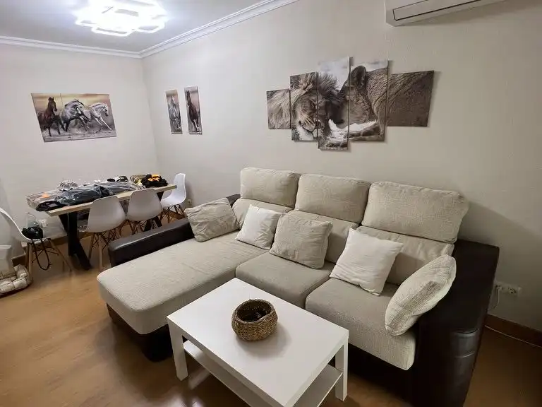 Flat for rent in Calle Don Sancho de Castilla, 11, Centro Living room of Flat for rent in Alcalá de Guadaira with Air Conditioner, Parquet flooring and Furnished