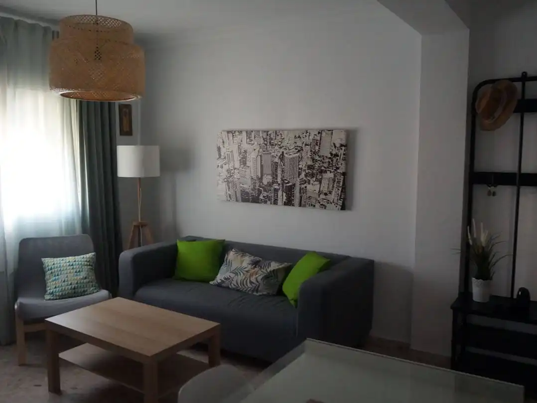 Flat for rent in Plaza los Pinos, Chapín - Campus Universitario - Navinco Living room of Flat for rent in Jerez de la Frontera with Air Conditioner and Furnished