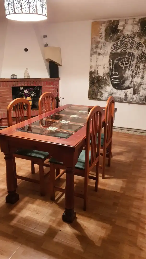 Casa o xalet en venda a Camino Mimosas, 350, Somió Menjador de Casa o xalet en venda en Gijón amb Calefacció, Jardí privat i Terrassa