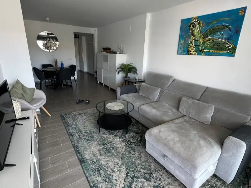 Piso en venta en Carretera de la Cala a Entrerrios, 2, Mijas Sala de estar de Piso en venta en Mijas con Aire acondicionado, Terraza y Piscina