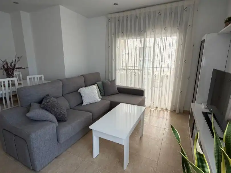 Wohnung zur Miete in Carrer de la Fatarella, 12, Jesús - Els Reguers Wohnzimmer von Wohnung zur Miete in Tortosa mit Klimaanlage, Terrasse und Balkon