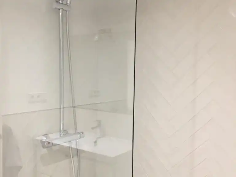 Baño de Ático de alquiler en Mijas con Aire acondicionado, Terraza y Piscina