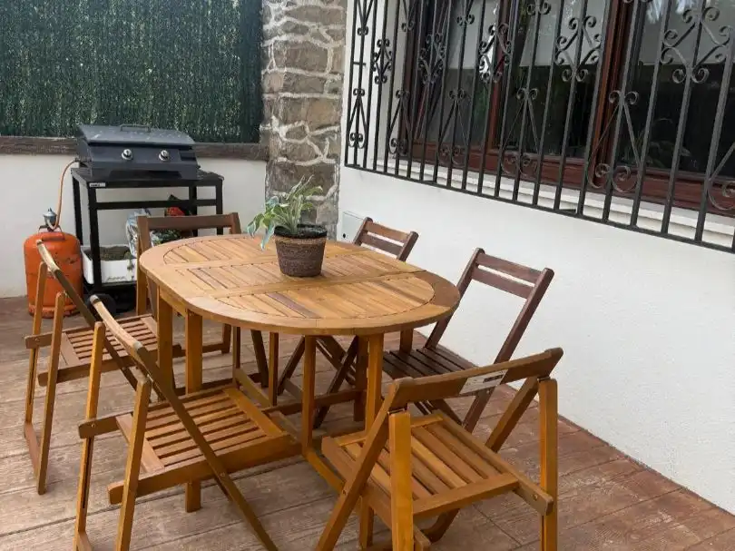 Terrasse von Einfamilien-Reihenhaus zum Verkauf in Abanto y Ciérvana-Abanto Zierbena mit Terrasse und Balkon