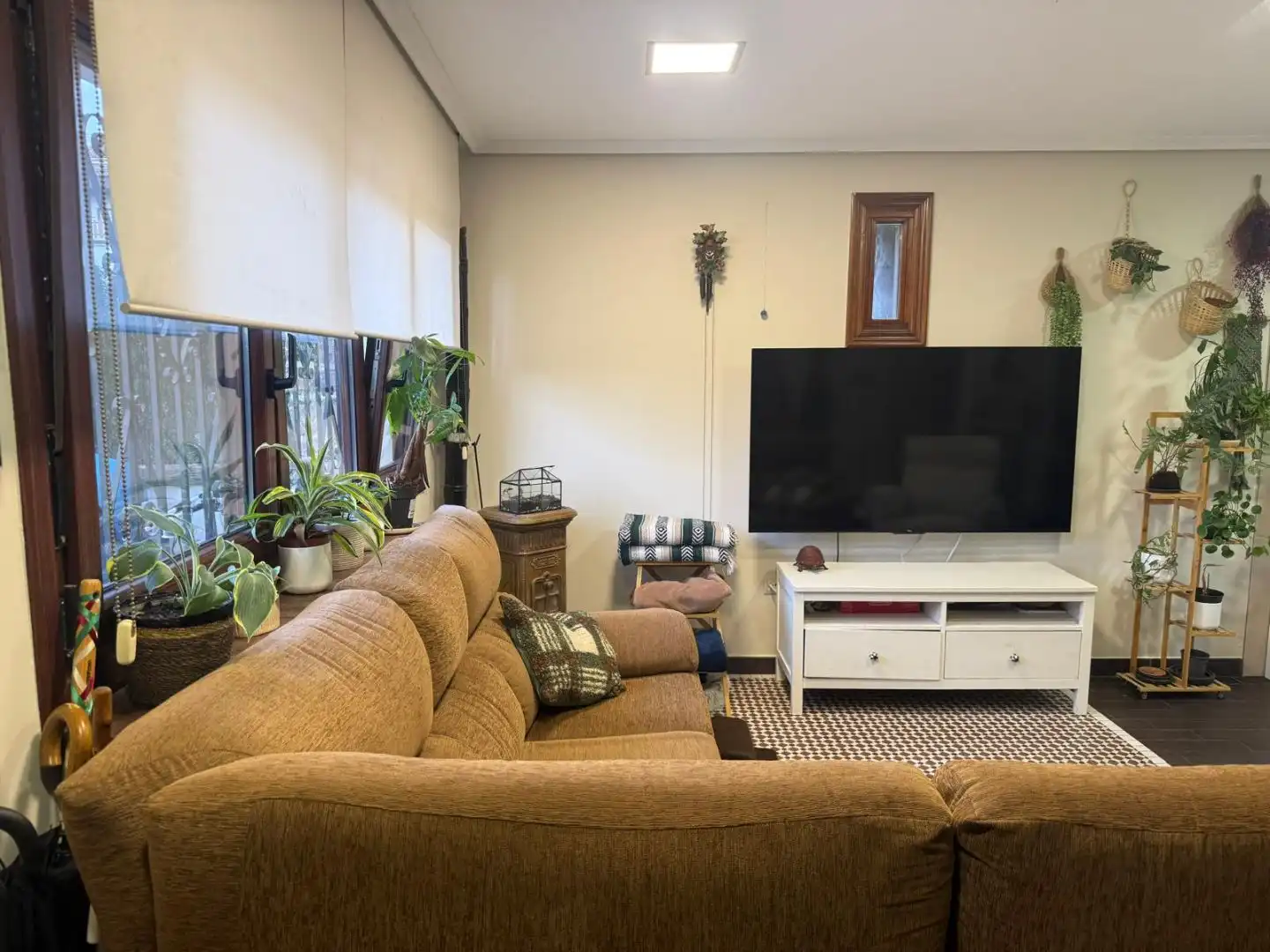 Wohnzimmer von Einfamilien-Reihenhaus zum Verkauf in Abanto y Ciérvana-Abanto Zierbena mit Terrasse und Balkon