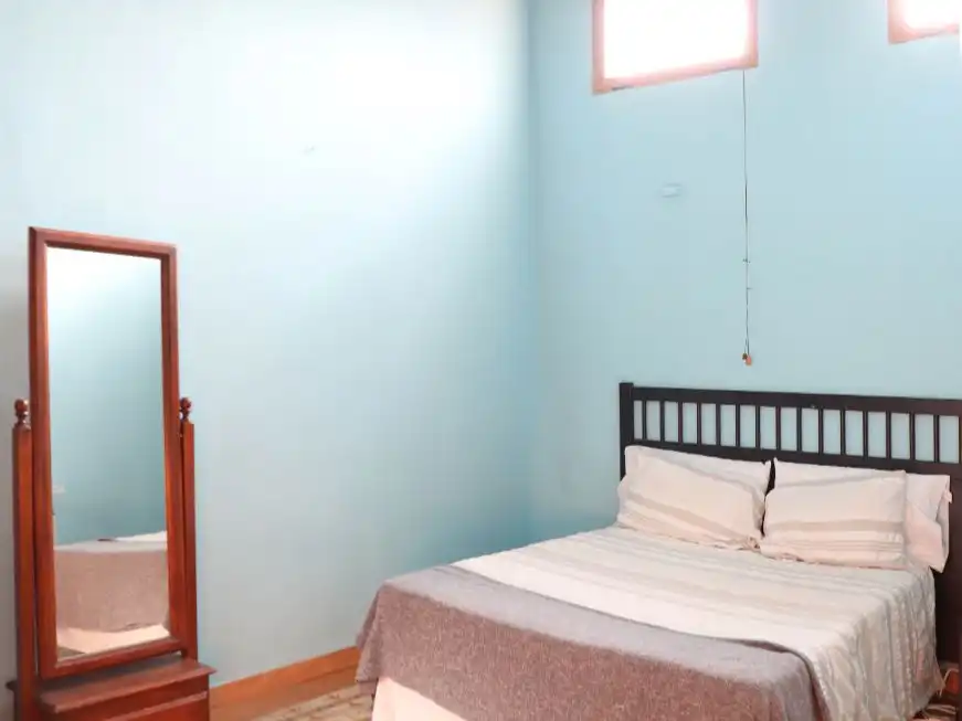 Schlafzimmer von Dachboden zur Miete in  Madrid Capital mit Klimaanlage