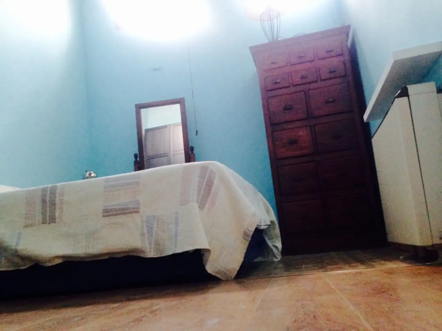 Schlafzimmer von Dachboden zur Miete in  Madrid Capital mit Klimaanlage